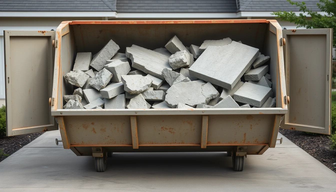 Concrete & Heavy Debris Dumpsters in Fairmont, WV